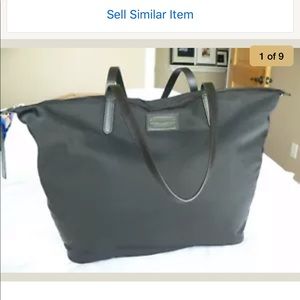 Rebecca Minkoff Washed Nylon Top-Zip Tote